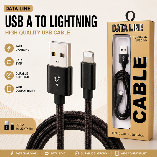 USB-A to LIGHTNING| Cable Kit – Retail Ready | Wholesale